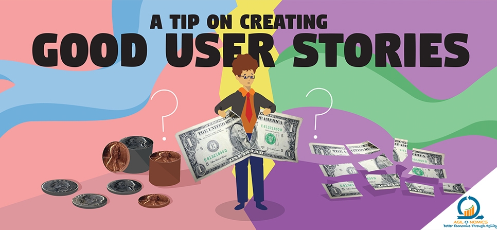 An Image show for tips on how good users stories