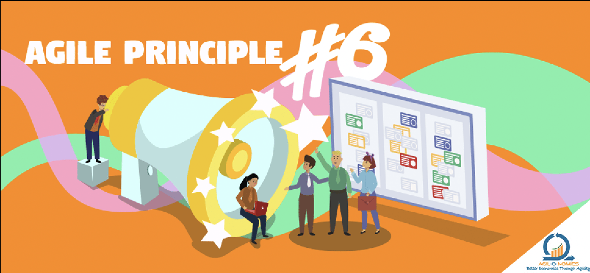 Agile Principle 6: The most efficient and effective communication by face-to-face